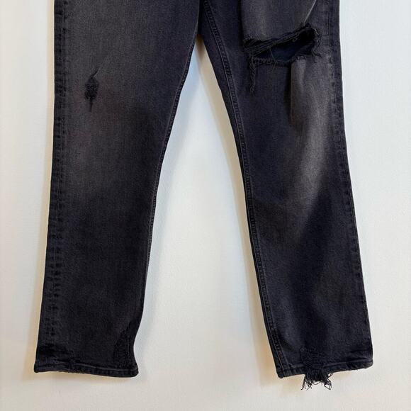 Citizens of Humanity Jolene Straight Jean Size 28 Distressed High Rise Dark Wash - Picture 7 of 15